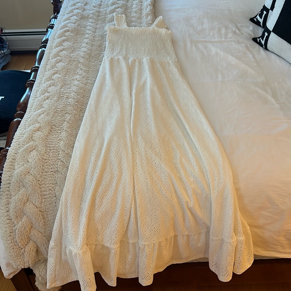 MICHAEL Michael Kors Ivory Textured Maxi Dress